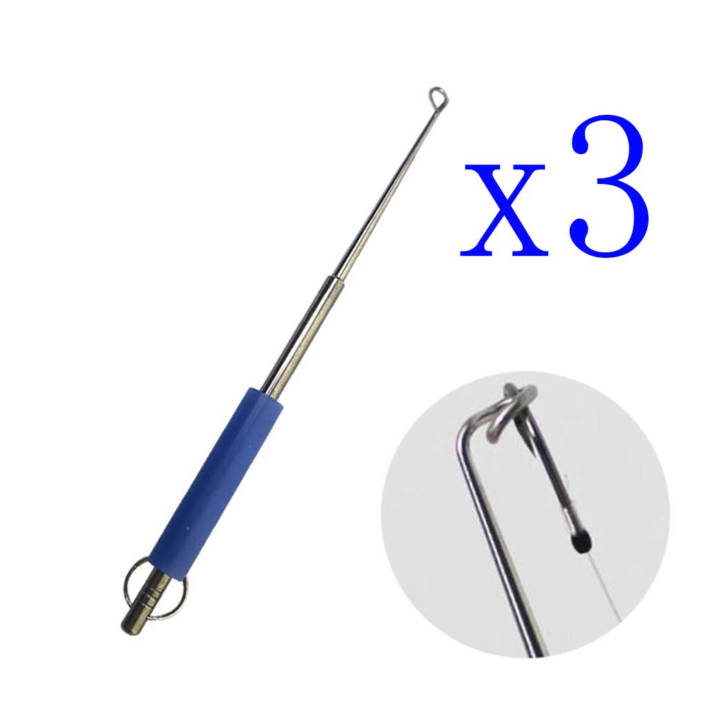 Fishing Rod Building Kit - Zestaw 3 szt. nierdzewnych narzędzi do