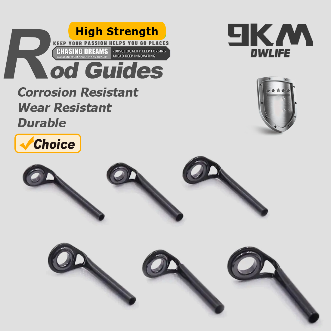 Fishing Rod Tip Replacement - Prowadnice wędkarskie 5 ~ 10 sztuk
