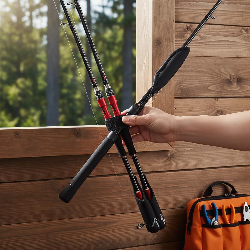 Fishing Rod Combo - Regulowany pasek do przenoszenia wędki z