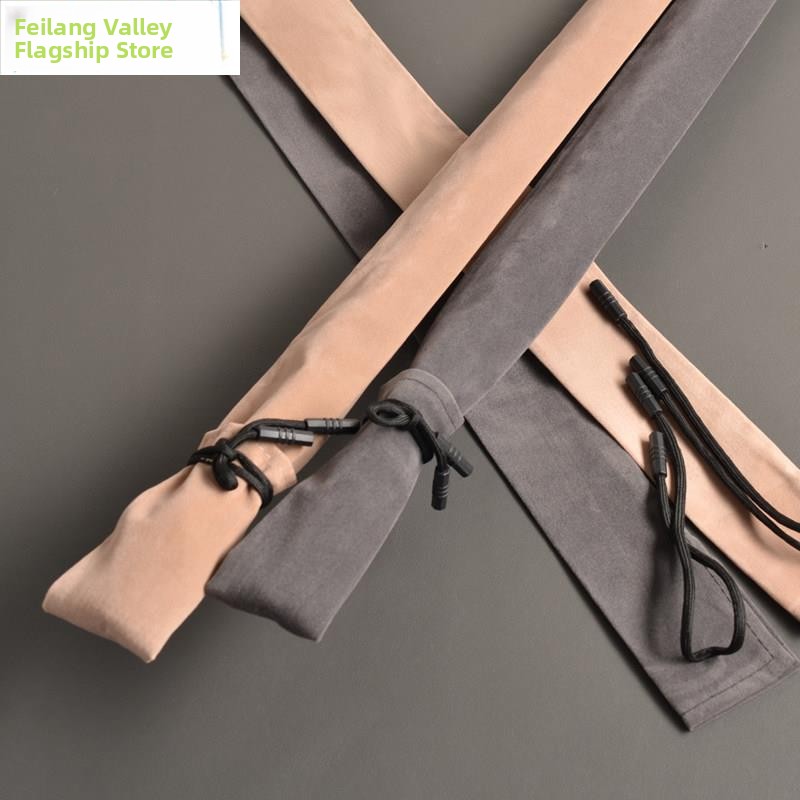 Fishing Rod Case - Wzmocniona, krótka, aksamitna torba do przechowywania