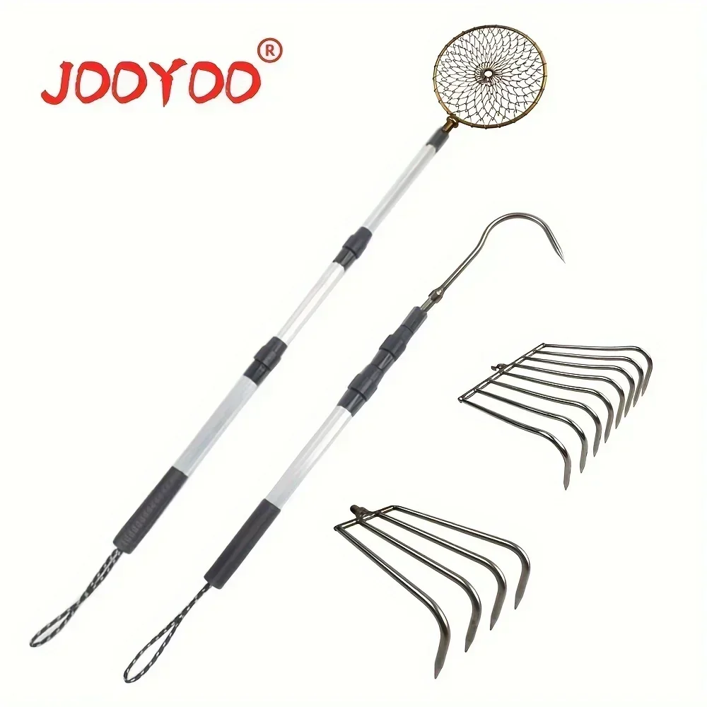 Fishing Rod Ice - 1 szt. JOOYOO teleskopowa aluminiowa wędka