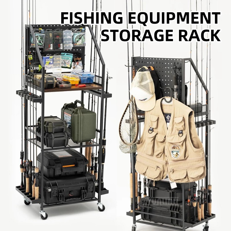 Fishing Rod Combo - Półka na sprzęt wędkarski, uchwyt na
