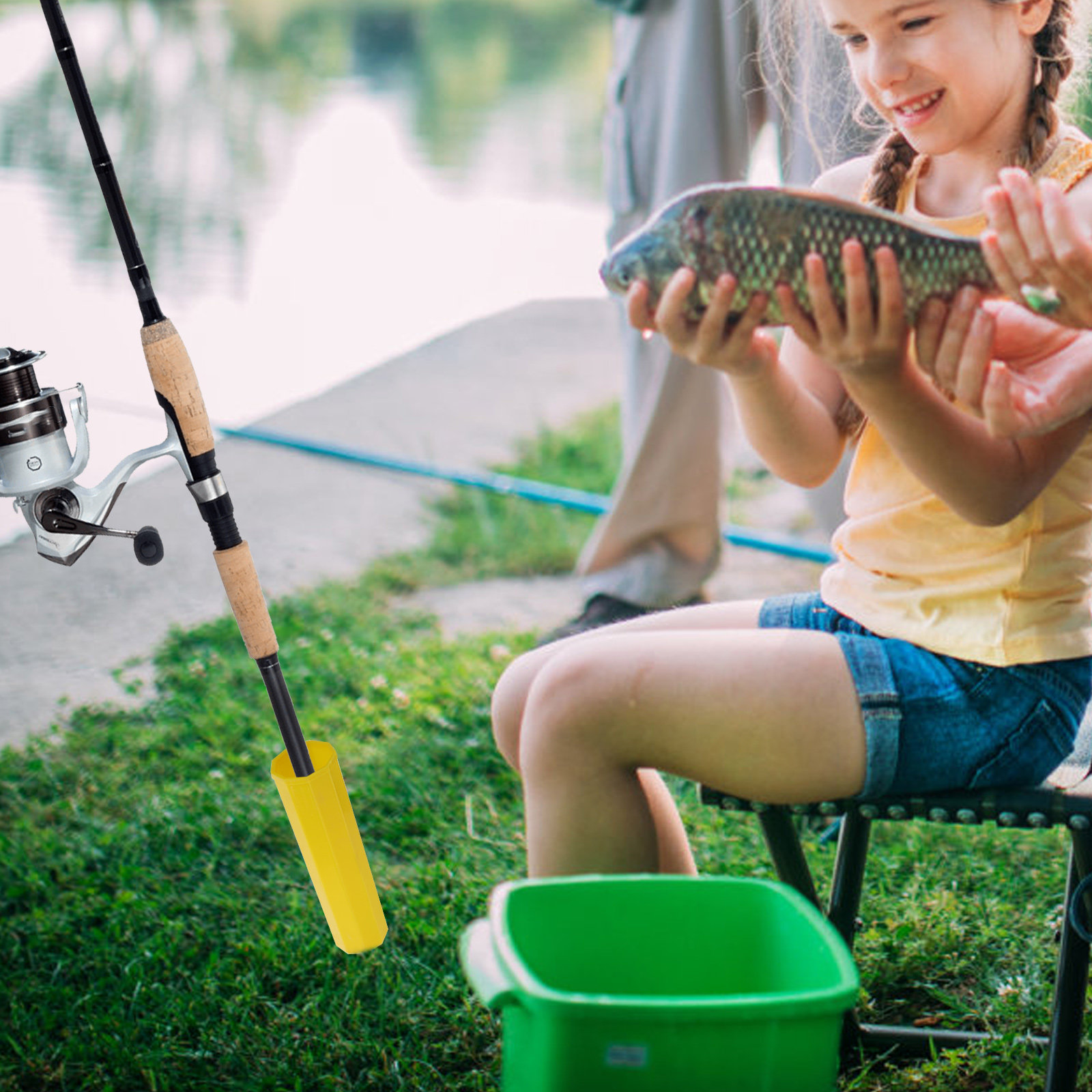 Fishing Rod Casting - 2 szt. Uchwyt na wędkę, stojak