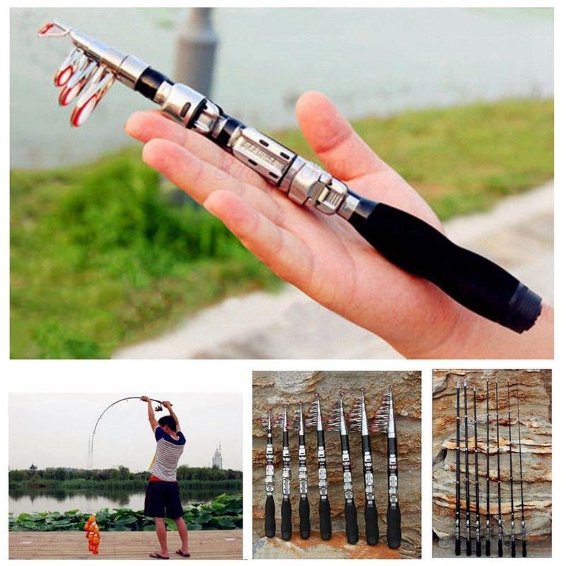 Fishing Rod Casting - Regulowana teleskopowa wędka 1M, praktyczna wędka