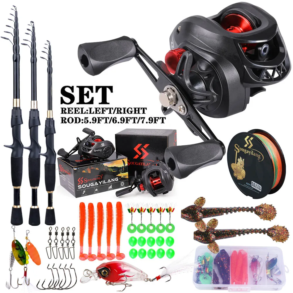 Fishing Rod Combo - Wędka i kołowrotek Sougayilang Pełny zestaw