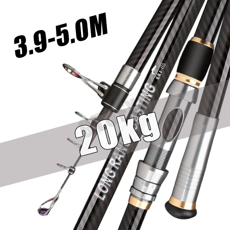 Wędka teleskopowa 3.9m 4.2m 5. – Fishing Rod Surf recenzja i cena