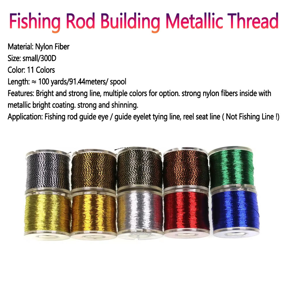 100 jardów/szpula Metaliczna n – Fishing Rod Building Kit recenzja i cena