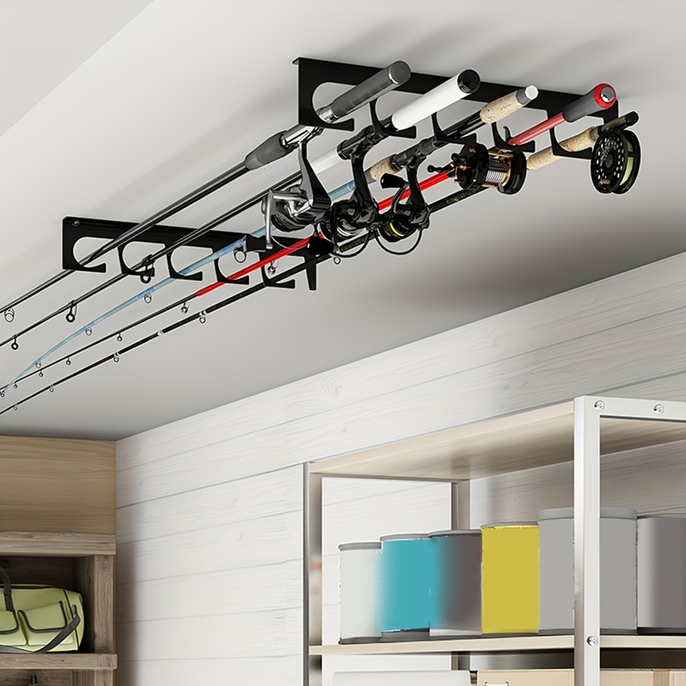 B48B - Metalowy uchwyt na wędk – Fishing Rod Rack recenzja i cena