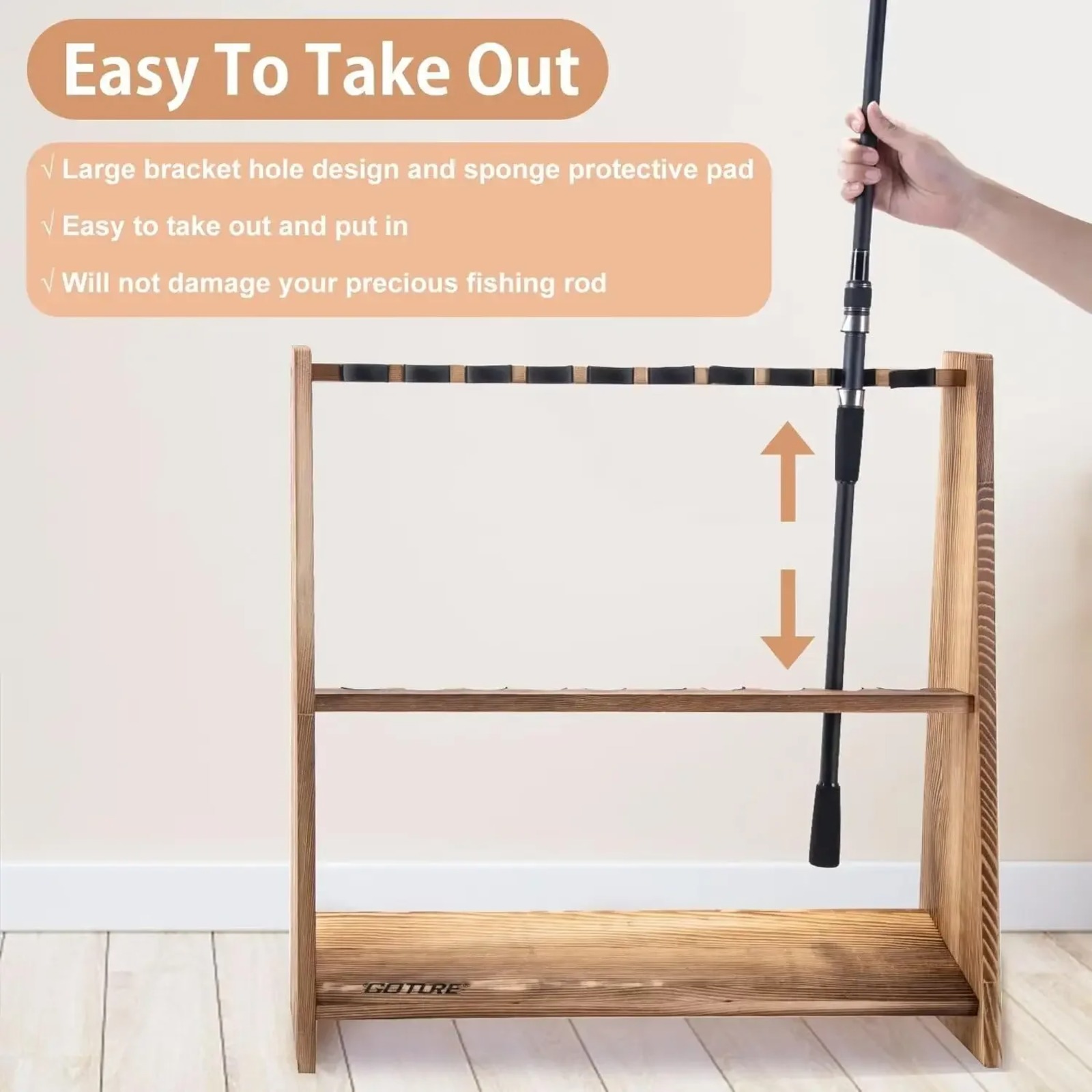 Goture Stojak na wędki z karbo – Fishing Rod Rack recenzja i cena
