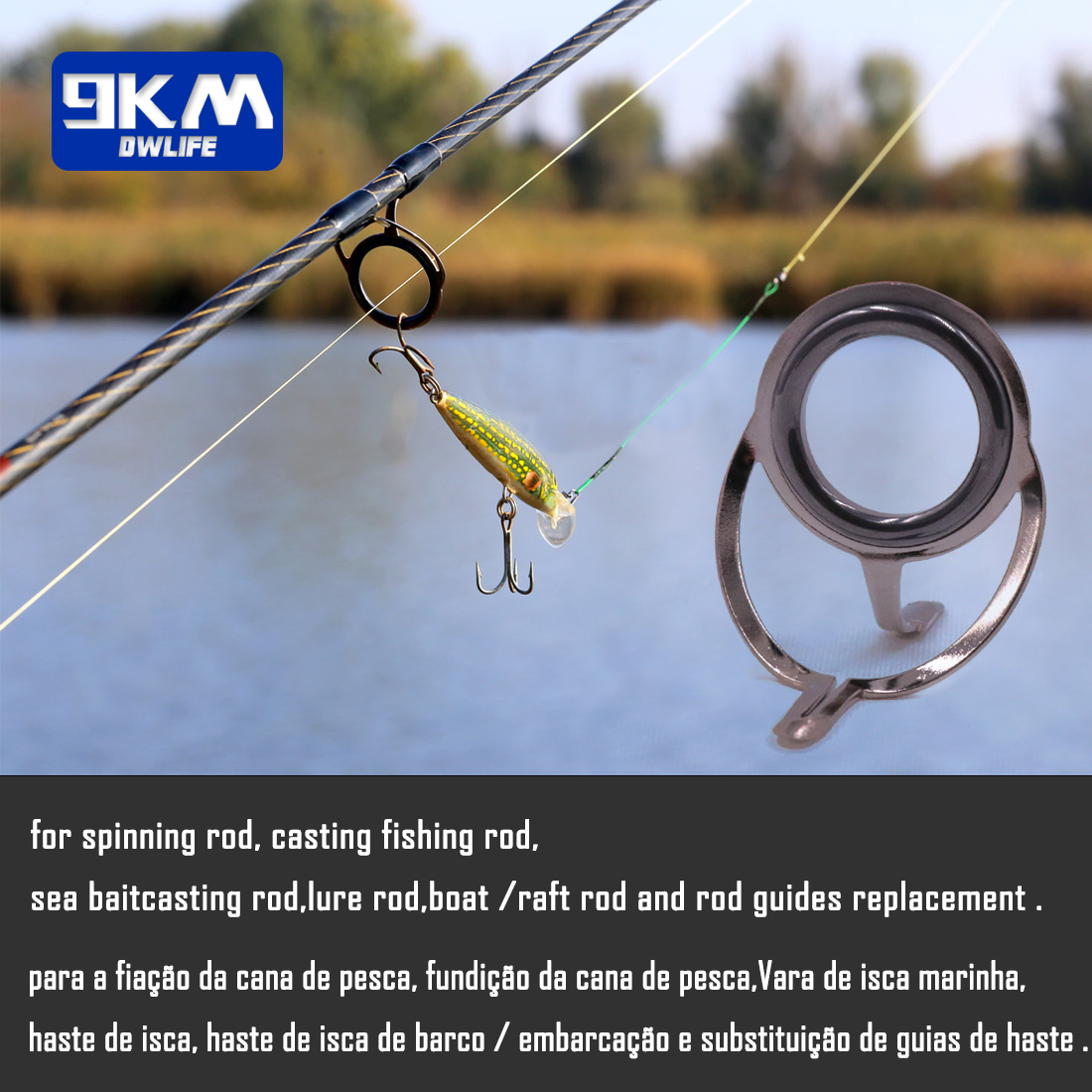 Przewodnik wędkarski 9 ~ 200 s – Fishing Rod Guide Replacement recenzja i cena