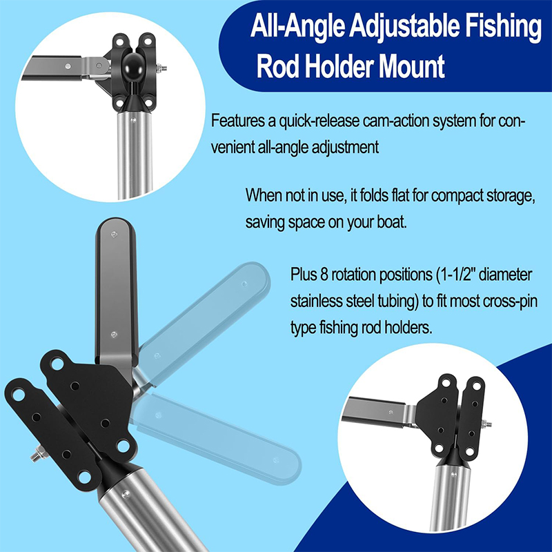 Uniwersalny, regulowany uchwyt – Fishing Rod Boat recenzja i cena