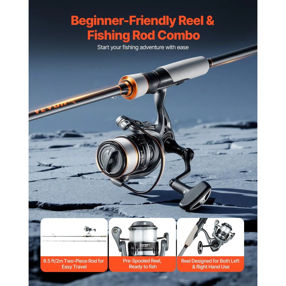 Zestaw wędkarski z włókna węgl – Fishing Rod Combo recenzja i cena